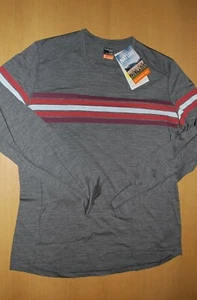 Icebreaker Men's Oasis LS Crewe 100% Merino 200GSM Size XL NWT - Picture 1 of 21
