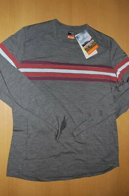 Icebreaker Men's Oasis LS Crewe 100% Merino 200GSM Size XL NWT - Image 1 of 4