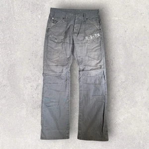 G-Star Raw General 5620 Tapered Le Mans Embro Knee Gray Pants Mens Size 33x31 - Picture 1 of 15