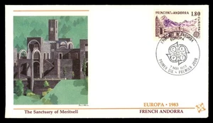 MayfairStamps French Andorra FDC 1983 Europa Sanctuary of Meritxell Fleetwood Fi - Picture 1 of 2