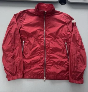 Moncler Red Renoir Jacket - Size 6 - PTP 26” - Fits XL / XXL - Authentic - Picture 1 of 8