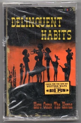DELINQUENT HABITS Here Come The Horns SEALED Rap Tape Cypress Hill Big Pun 1998 - Image 1 of 3