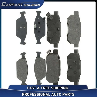 Front & Rear Brake Pad Set for 2010 2011 2012 2013 2014 Honda City Fit 1.5L - Image 1 of 4