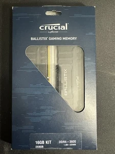Crucial Ballistix 3600 DDR4 Kit 16GB DRAM Desktop Gaming Memory (BL2K8G36C16U4B) - Picture 1 of 4