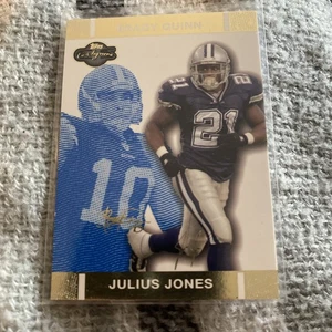 2007 Topps Co-Signers - Julius Jones, Brady Quinn #20 Blue Changing Faces... - Bild 1 von 2
