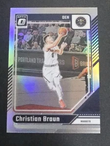 2024-25 Panini Donruss Optic Basketball #101 CHRISTIAN BRAUN Holo Nuggets - Bild 1 von 2