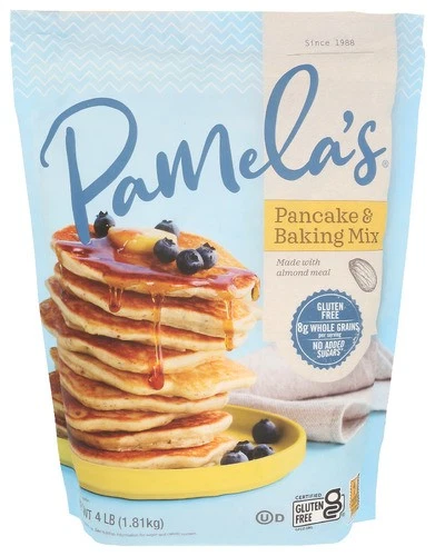 Pamela's Mix Pancake Hornear Sin Trigo 4 lb (Pack de 3) Foto 1 de 1
