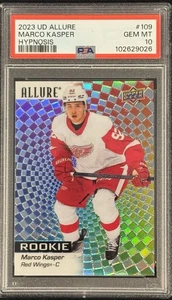 2023-24 Upper Deck Allure Rookie RC Marco Kasper #109 Hypnosis PSA 10 Gem Mint - Picture 1 of 2