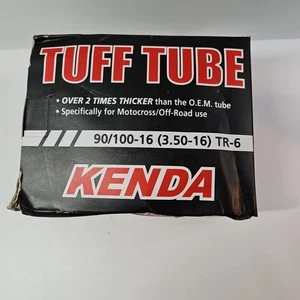 Tubo de motocicleta Kenda Tuff 90/100-16 como nuevo para Honda, Kawasaki, Suzuki, KTM A1 - Imagen 1 de 6