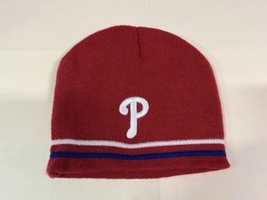 Philadelphia Phillies - Beanie Hat Cap - Red - Cabrini College - Picture 1 of 2