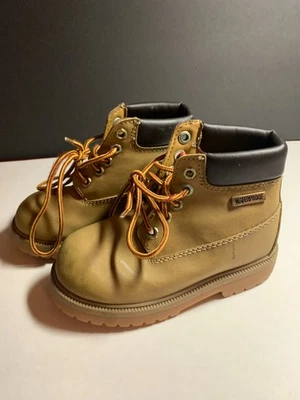 Smartfit Boys Brown Tan Waterproof Boots Kids Size 10.5 - Image 1 of 4