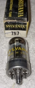 Sylvania 7N7 Vacuum Tube New In Box - Picture 1 of 4