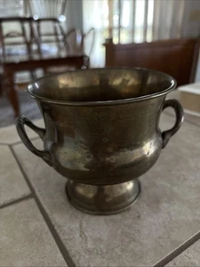 Antique Brass Bucket - Picture 1 of 2