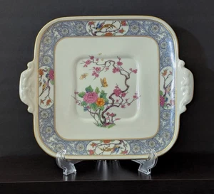 Vintage Lenox Ming Vögel P16 China 1917-1963 alte quadratische Sahne Kuchen Käseform - Bild 1 von 14