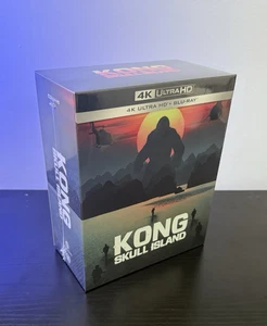 Kong Skull Island 4K Manta Lab One Click SteelBook SEALED, NM, FREE US SHIPPING - Foto 1 di 3
