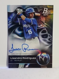 Bowman Platinum Lizandro Rodríguez 2023 #TOP-64 automático Kansas City Royals - Imagen 1 de 7