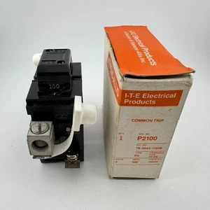 NEW Pushmatic P2100 100 Amp 2 Pole Type P Circuit Breaker ITE 240VAC Main 100A  - Picture 1 of 6