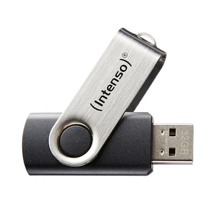Intenso Basic Line - Flash Drive 8 GB - USB 2.0, Silver/Black - Picture 1 of 6