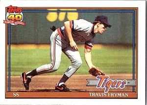 Travis Fryman 1991 Topps #128 Detroit Tigers - Foto 1 di 2