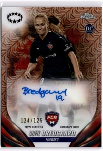 Sofie Bredgaard 2023-24 Topps Chrome Women's Rose Gold Auto #124/125 FCR - Picture 1 of 2