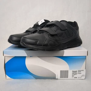 New Men's Cross Trekkers Shoes Double Strap Black Size 12W In The Original Box  - Picture 1 of 23