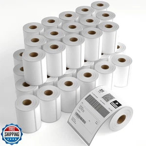 40 rollos de etiquetas de impresora térmica directa de 4" x 6", 250 etiquetas/rollo, total 10000 T - Imagen 1 de 5