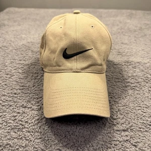 Nike Y2K Sombrero Gorra Correa Trasera Para Hombres Caqui Tostado Swoosh Bordado Papá Sombrero - Imagen 1 de 9