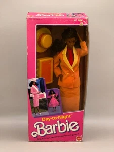 Vintage 1984 Mattel “Day-to-Night Barbie- African-American (AA)” #7945 *NRFB* - Picture 1 of 12