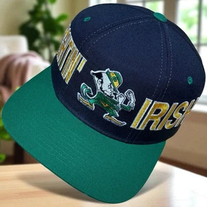 Sombrero SnapBack STARTER de Colección Años 90 - NOTRE DAME LUCHA CONTRA IRLANDESA NCAA - Early Tri Power - Imagen 1 de 9