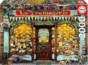 Educa 2000 Piece Jigsaw Puzzle - The Fine Cheese Shop - Picture 1 of 1