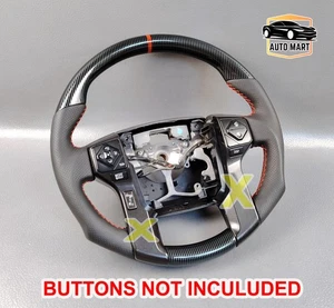 TOYOTA TUNDRA 4RUNNER CF HYDRODIPPED STEERING WHEEL CUSTOM OEM JDM 2014 2021 - Picture 1 of 24