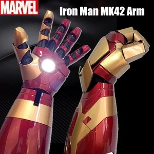 Iron Man MK42 Brazo Portátil Guante de Mano Palma 1:1 LED Sonido Láser Para Juegos con disfraces Regalo - Imagen 1 de 26