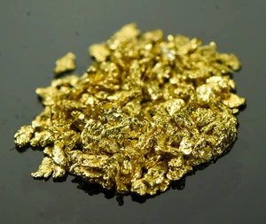 Alaskan Yukon Gold Rush pepite #20 maglia .025 Troy oz.78 grammi o 1/2 DWT - Foto 1 di 7