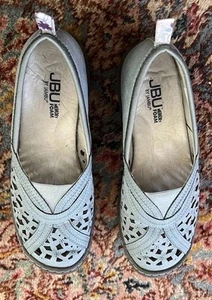 Scarpe basse JBU From Jambu donna taglia 8M blu pecan slip on ritagliate floreali - Foto 1 di 8