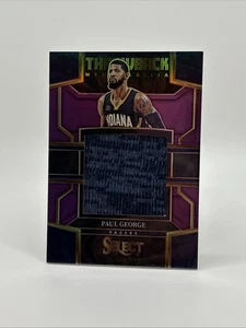 2022-23 Select Paul George Throwback Jersey Purple Prizm /99 - Bild 1 von 2