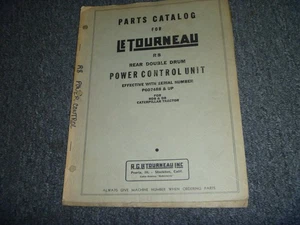 LeTourneau R8 Rear Double Drum Power Control Unit for RD8 & D8 Parts Catalog xz - Picture 1 of 1