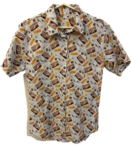 Unbranded Seinfeld George Costanza Hawaiian Style Button Up Shirt - Picture 1 of 11