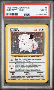 Clefairy 1999 Pokemon Game-Holo #5 PSA 4 - Picture 1 of 3