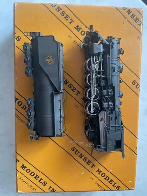 Sunset Brass GN O-8 2-8-2 (Closed Cab) HO – Samhongsa – Vanderbilt tender — 第 1/4 张图片