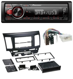 Pioneer MP3 1DIN DAB USB AUX Autoradio für Mitsubishi Evo Lancer (ab 2008) - Bild 1 von 9