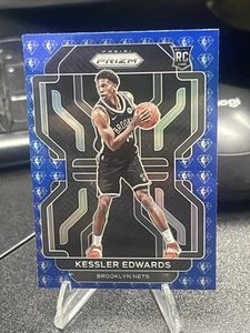 2021-22 Panini Prizm KESSLER EDWARDS RC Rookie Blue NBA 75th Anniversary #284 - Picture 1 of 2