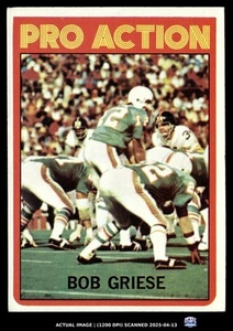 1972 Topps #132 Bob Griese HOF NM - Foto 1 di 2