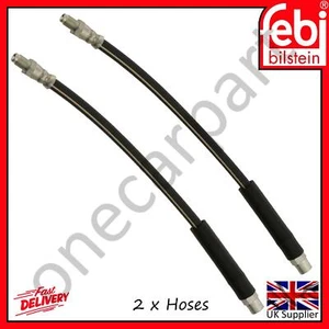 2 Rear Brake Hoses For BMW 3 5 6 7 Series E30 E60 E61 E63 E64 E65 E66 E67 - Picture 1 of 6