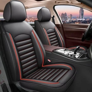 Car Seat Covers Fit for Nissan Titan 2009-2024 2025 Faux Leather Seat Cover F... - Picture 1 of 8