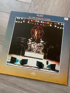 Rush – All The World's A Stage Orig 1976 UK double vinyl LP Gatefold VG - Picture 1 of 6