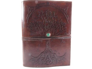 Embossed Leather Journal Tree of Life - Picture 1 of 6