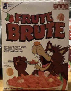 KAWS FRUIT BRUTE CHERRY FLAVORED CEREAL GENERAL MILLS 9.3 OZ EXP 8/23 NEW!! - Picture 1 of 3