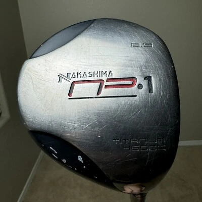 Nakishima NP-1 8.5 RH 460cc Titanium Driver Head, No Shaft, USED - Image 1 of 4