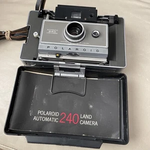 Cámara terrestre automática Polaroid 240 coleccionable vintage, c1 - Imagen 1 de 12