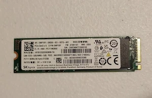 SK hynix NVMe 512GB 2280 PC711 NVME M.2 PCIe SSD DELL OEM HFS256GDE9X080N - Afbeelding 1 van 1